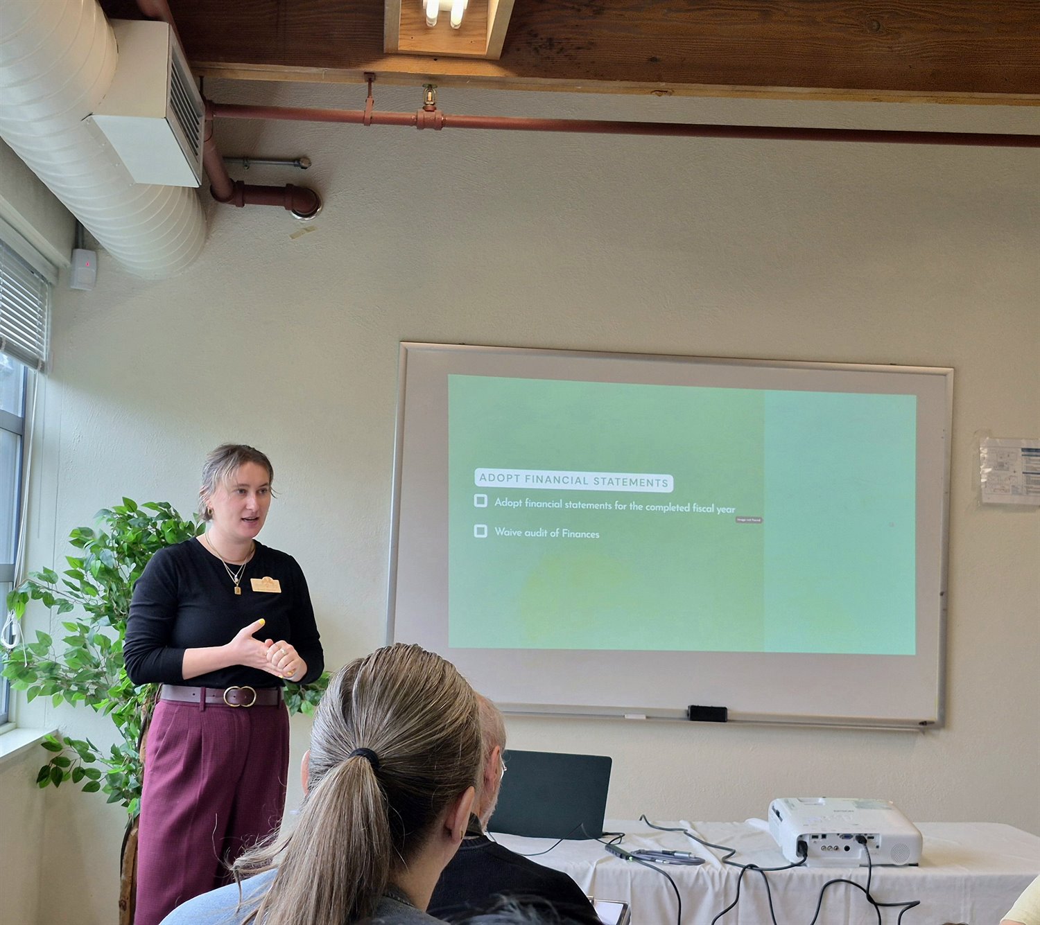 Presentation during the Growing Chefs AGM in 2026